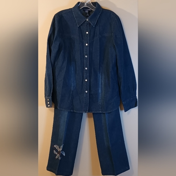 Vintage Forenza Denim Suit - Picture 1 of 10